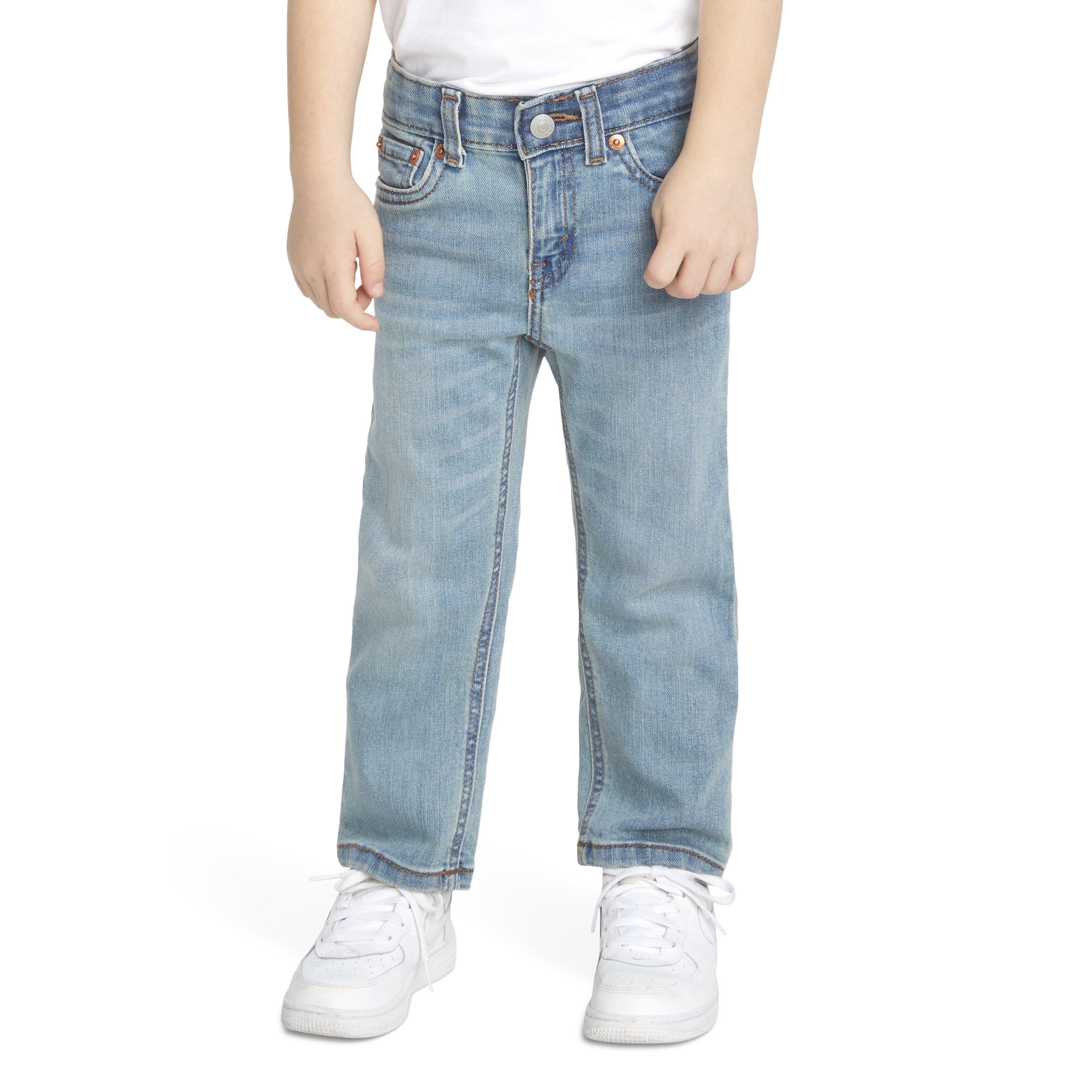 Levi's Toddler Boys' 514 Straight Fit Light Blue Washed Denim Jeans - LT BLUE